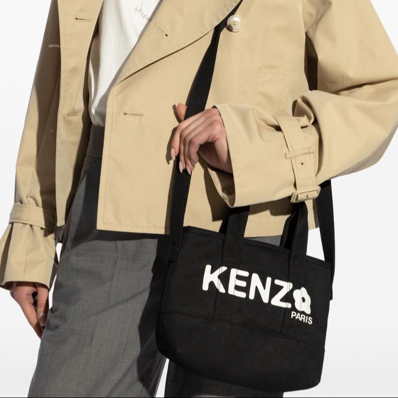 KENZO Utility Logo Tote Bag Black