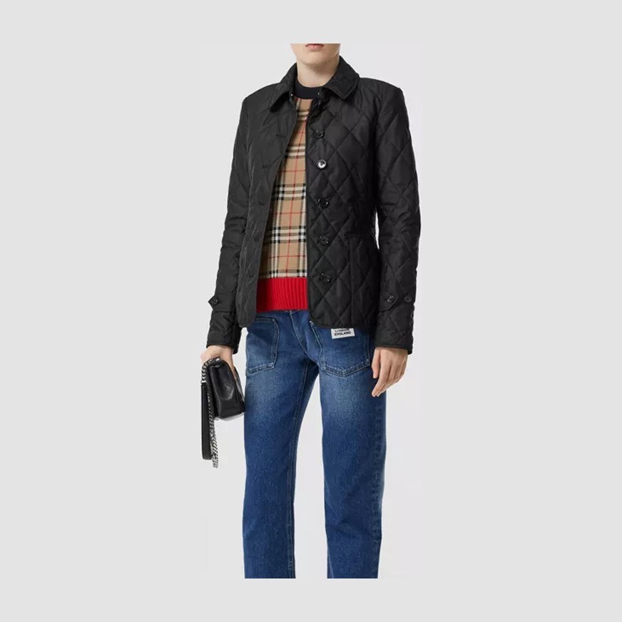 Burberry Quilted Jacket Black