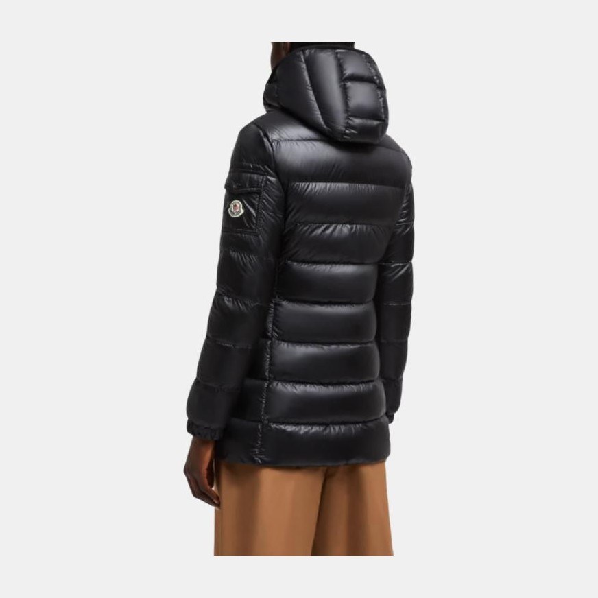 Moncler Hooded Down Jacket Women Black