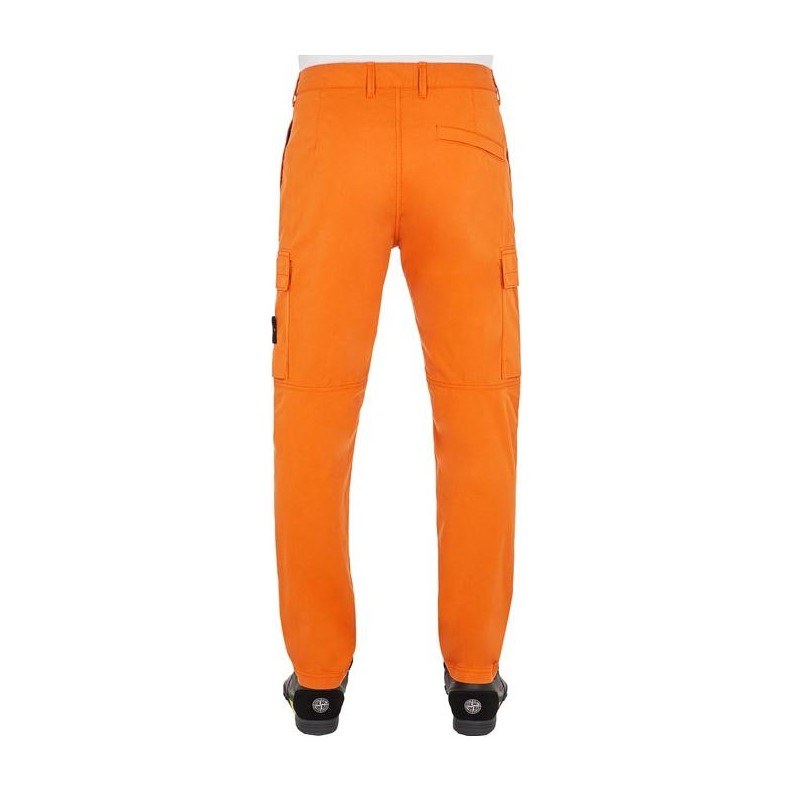 Stone Island Cargo Pants Orange