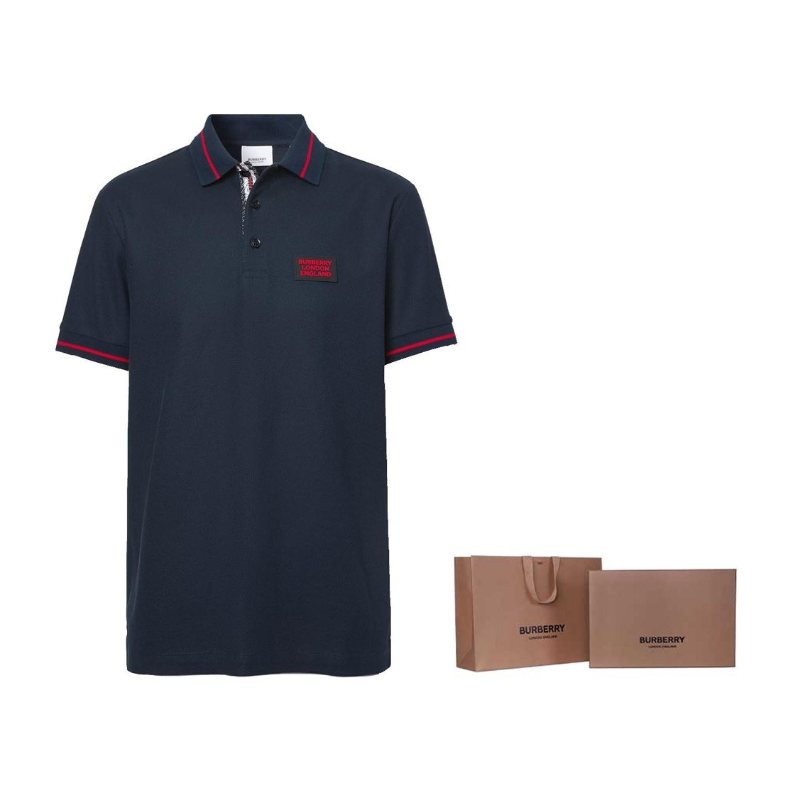 Burberry Polo Shirt Navy