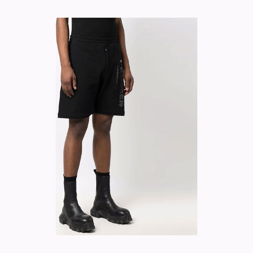 Alexander McQueen Logo Print Shorts