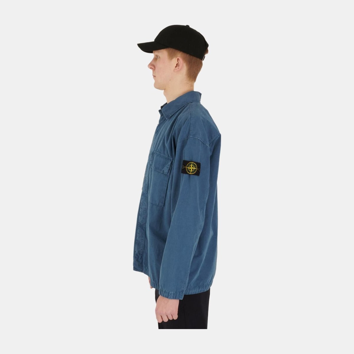 Stone Island SS23 Long Sleeve Shirt Lake Blue