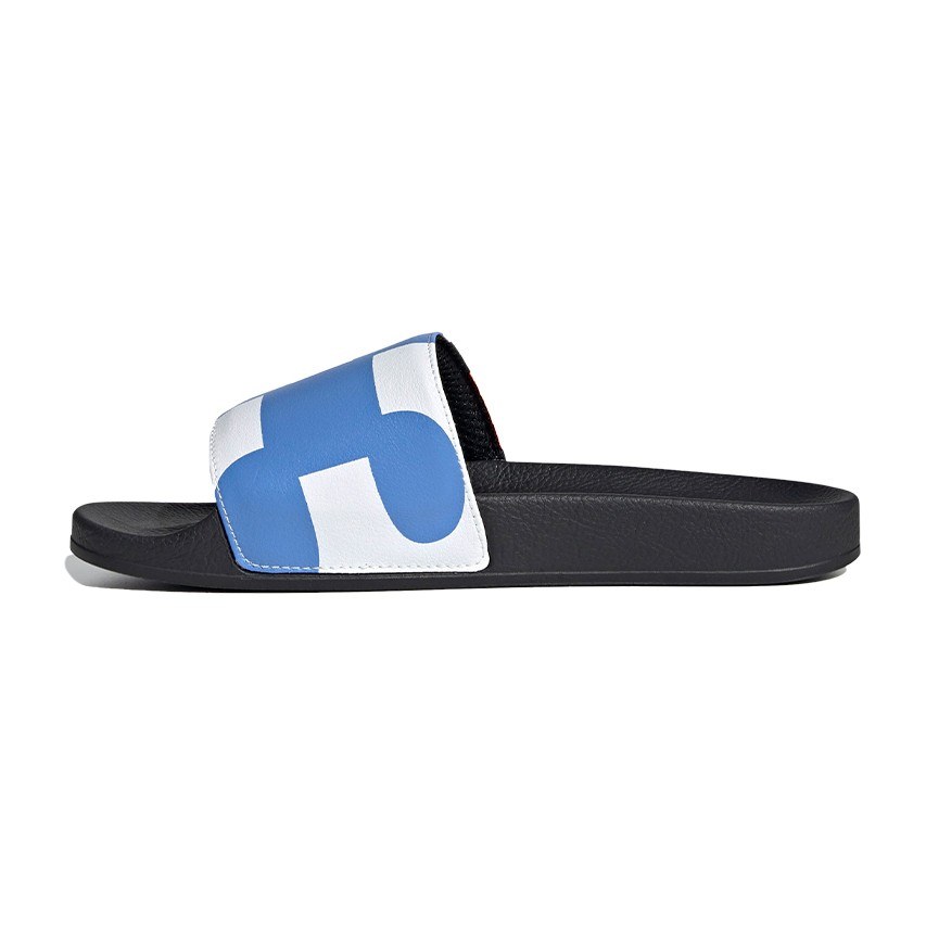 Y-3 Adilette Black Blue Orange