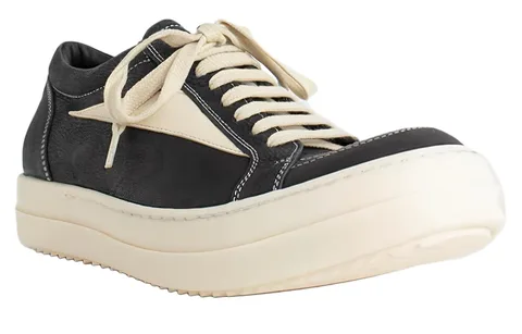 Rick Owens Low Top Sneakers Black