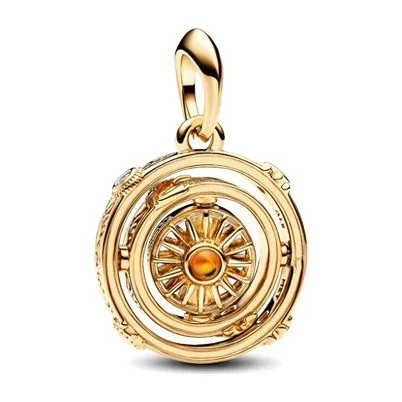 Pandora Game of Thrones Rotating Star Disc Charm Gold