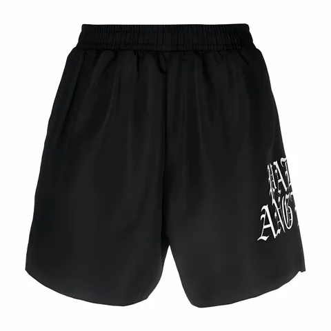 Palm Angels SS21 Logo Shorts Black