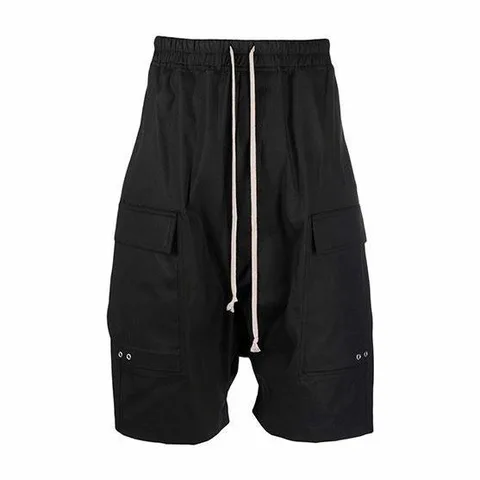 Rick Owens SS22 Black Shorts