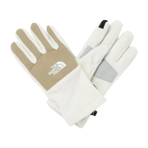 The North Face Logo Gloves White