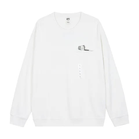 UNIQLO x Kaws SS23 Crewneck Sweater White