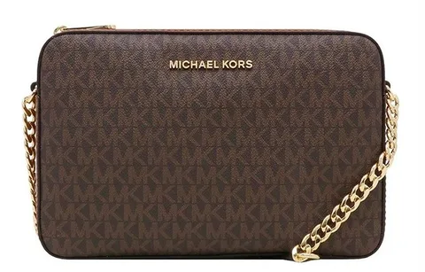 Michael Kors Jet Set Camera Bag Brown
