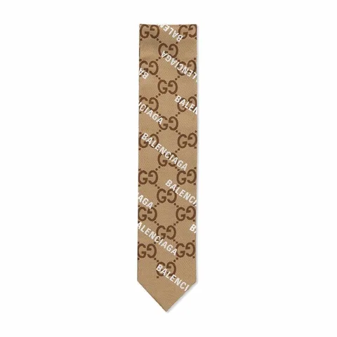 Gucci The Hacker Project Maxi GG Silk Bow Brown