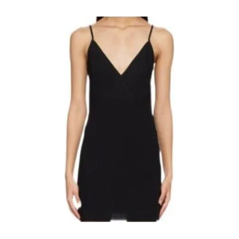 Rick Owens V-Neck Sleeveless Dress Black