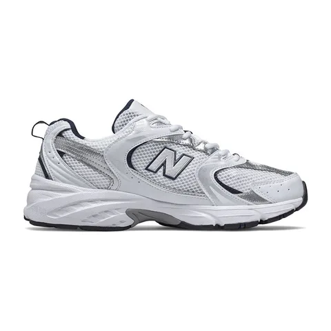 New Balance 530 White Silver Navy