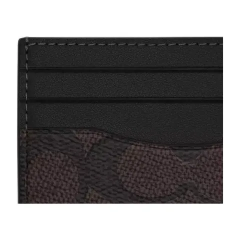 COACH Logo Multi-Card Mini Wallet Black