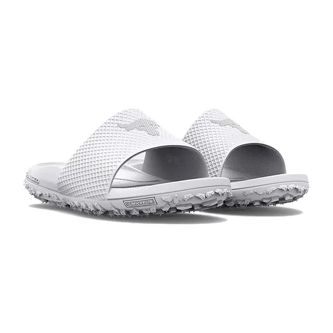 Under Armour Project Rock Slides White