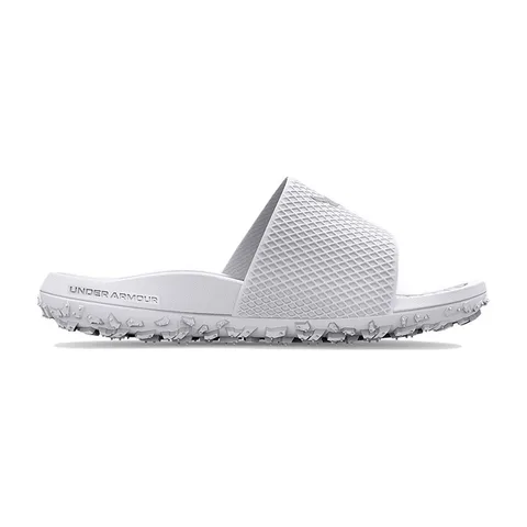 Under Armour Project Rock Slides White
