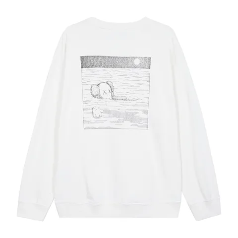 UNIQLO x Kaws SS23 Crewneck Sweater White