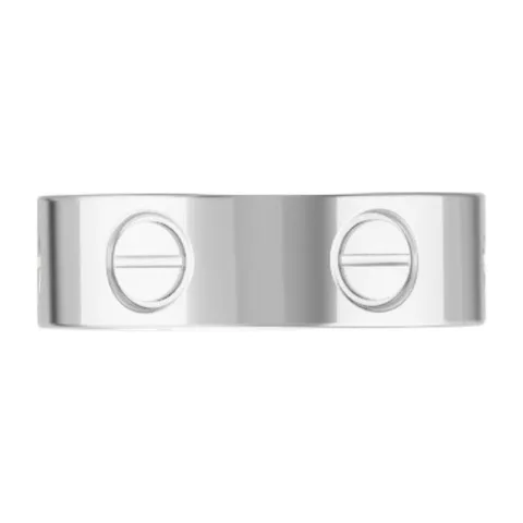 Cartier LOVE Ring 18K White Gold 5.5mm