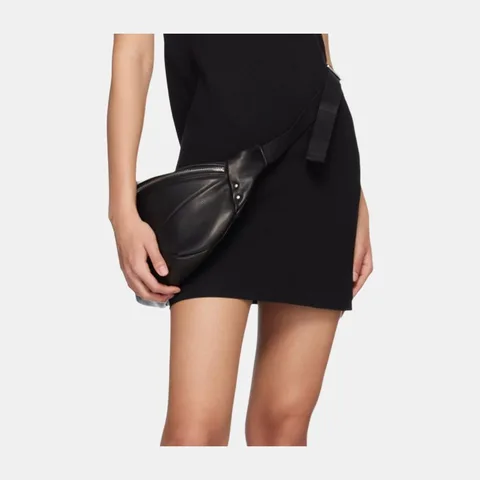 Rick Owens V-Neck Sleeveless Dress Black