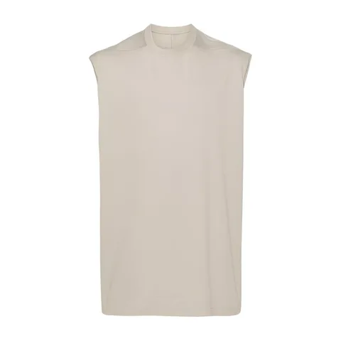Rick Owens RO SS24 Sleeveless Tee Light Brown