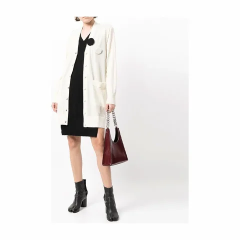 MM6 Maison Margiela Layered Cardigan Dress White