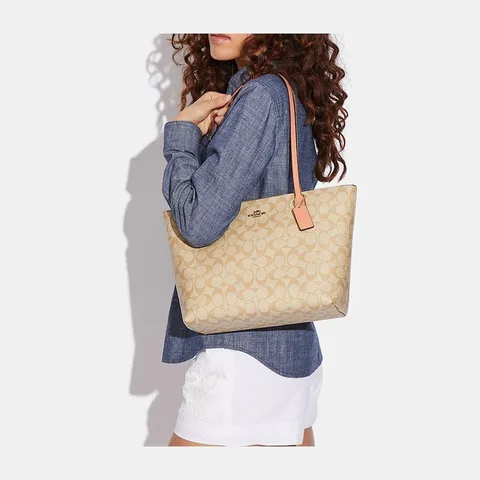 COACH Zip Top Tote