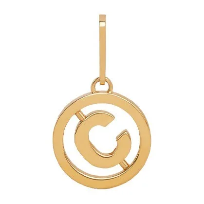 Celine Separable Swivel Gold Pendant