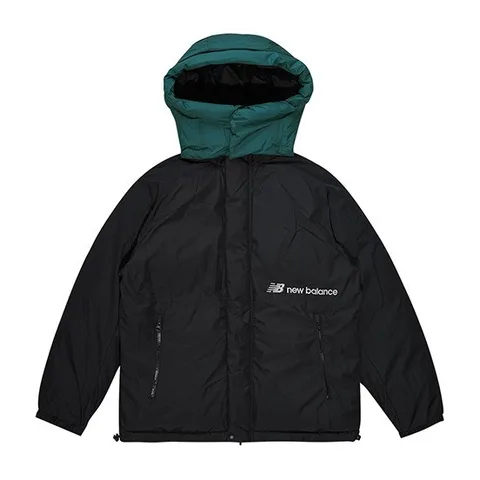 New Balance Reversible Down Jacket Black Green