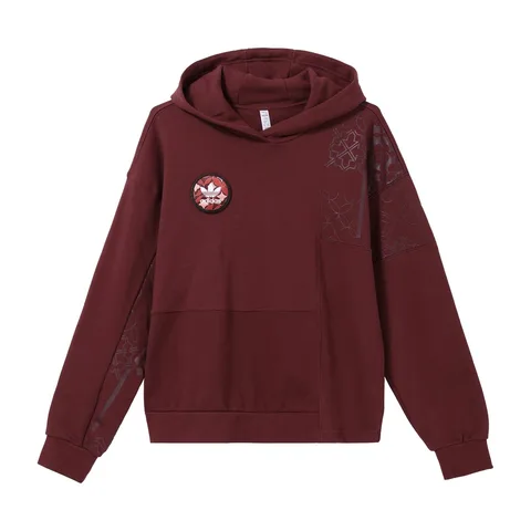 adidas Originals CNY Tiger Year Hoodie Brown Red