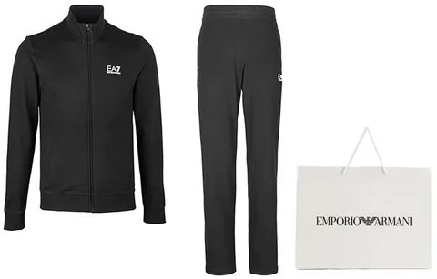 Emporio Armani EA7 Black Tracksuit
