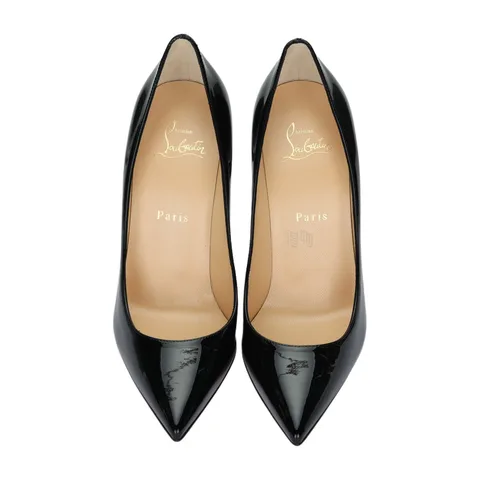 CL Kate Black Patent Heels
