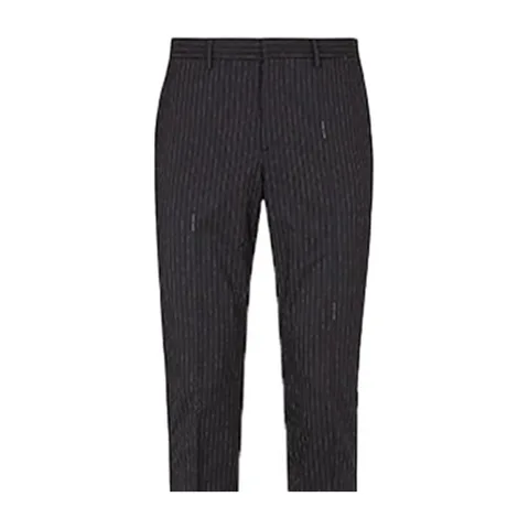 Fendi FW21 Black Pinstripe Trousers