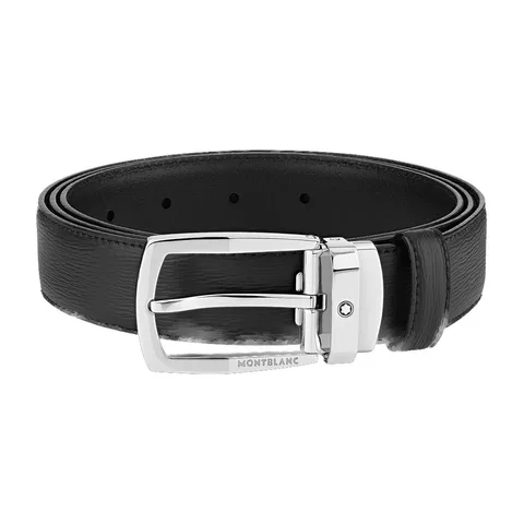 Montblanc Classic Belt Black 3cm