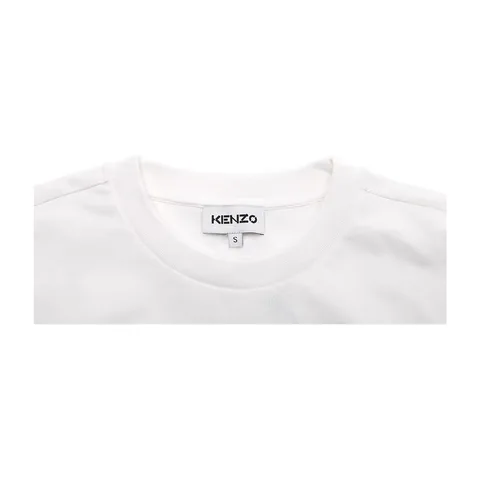KENZO Tiger Logo Dress White
