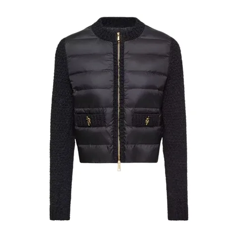 Moncler SS26 Padded Zip-Up Cardigan
