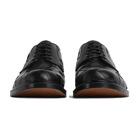 Bottega Veneta Tie Leather Oxford Black