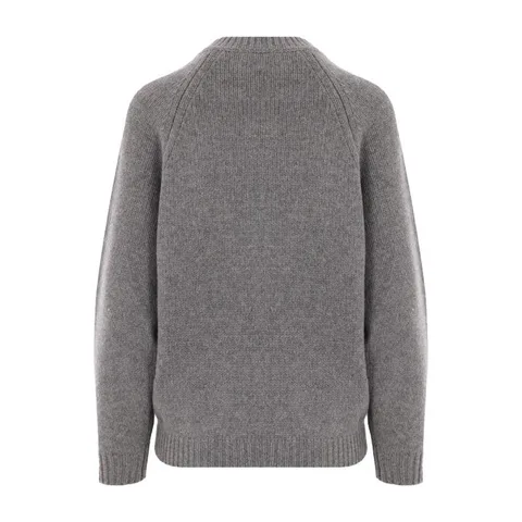KENZO Floral Print Crewneck Sweater Grey
