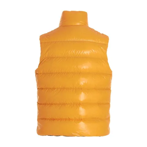 Moncler SS23 Badge Vest Yellow