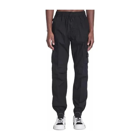 Stone Island Cargo Joggers Black