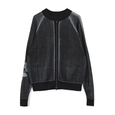 Y-3 GFX Knit Cardigan Black