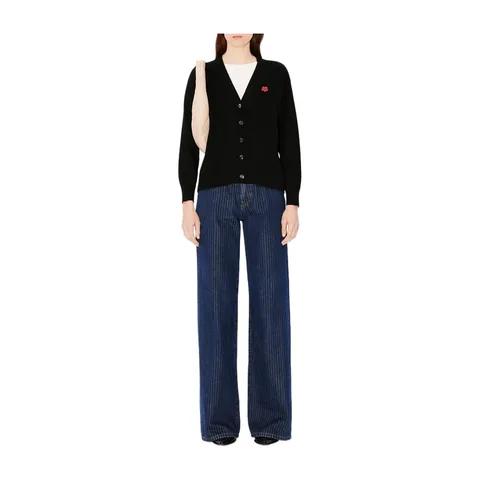 KENZO Floral Embroidered Cardigan