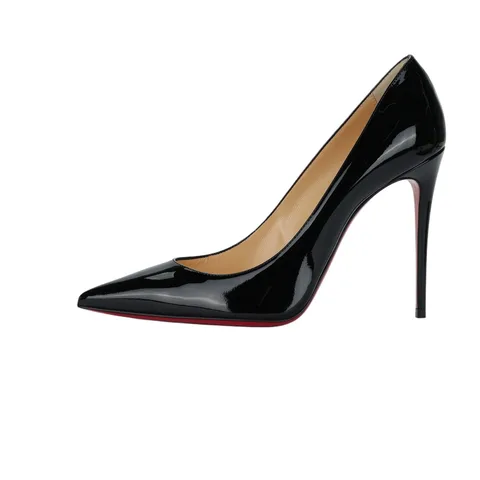 CL Kate Black Patent Heels