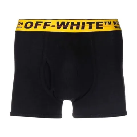 OFF-WHITE Logo Print Boxer Briefs 3-Pack Black