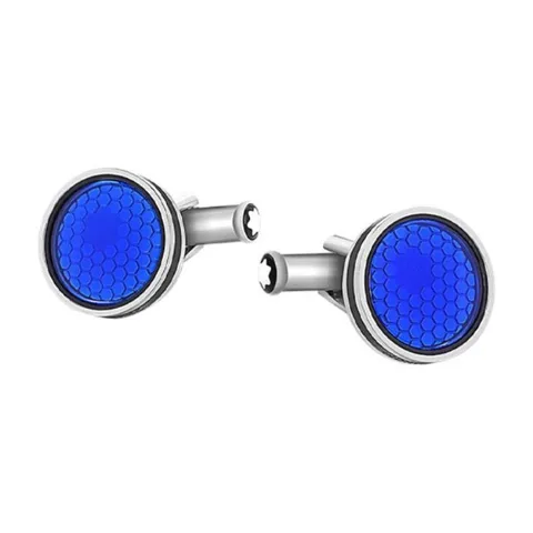 Montblanc Cufflinks Blue